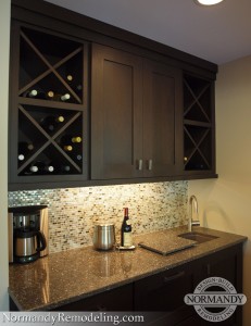 Room temperature wine storage