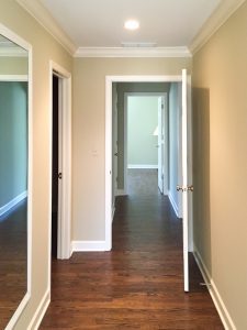 hallway to bedroom