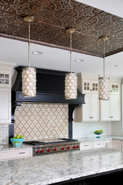 Tin Ceiling In The Kitchen Normandy Remodeling