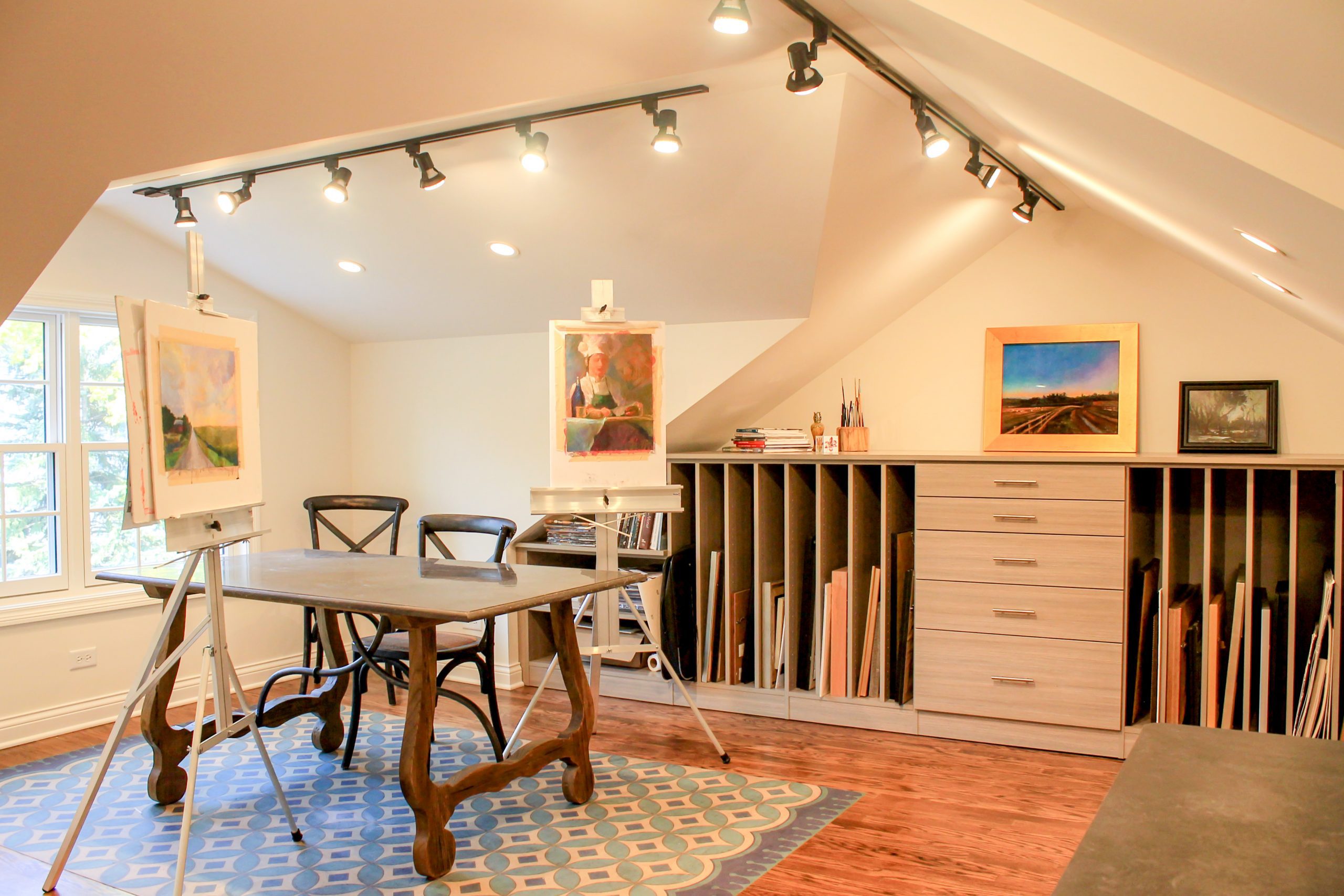 Art Studio in Attic Conversion