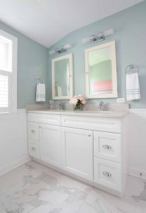 Two vanities and sinks