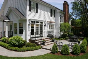 French Patio Doors with Transom