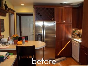 kitchen before remodeling