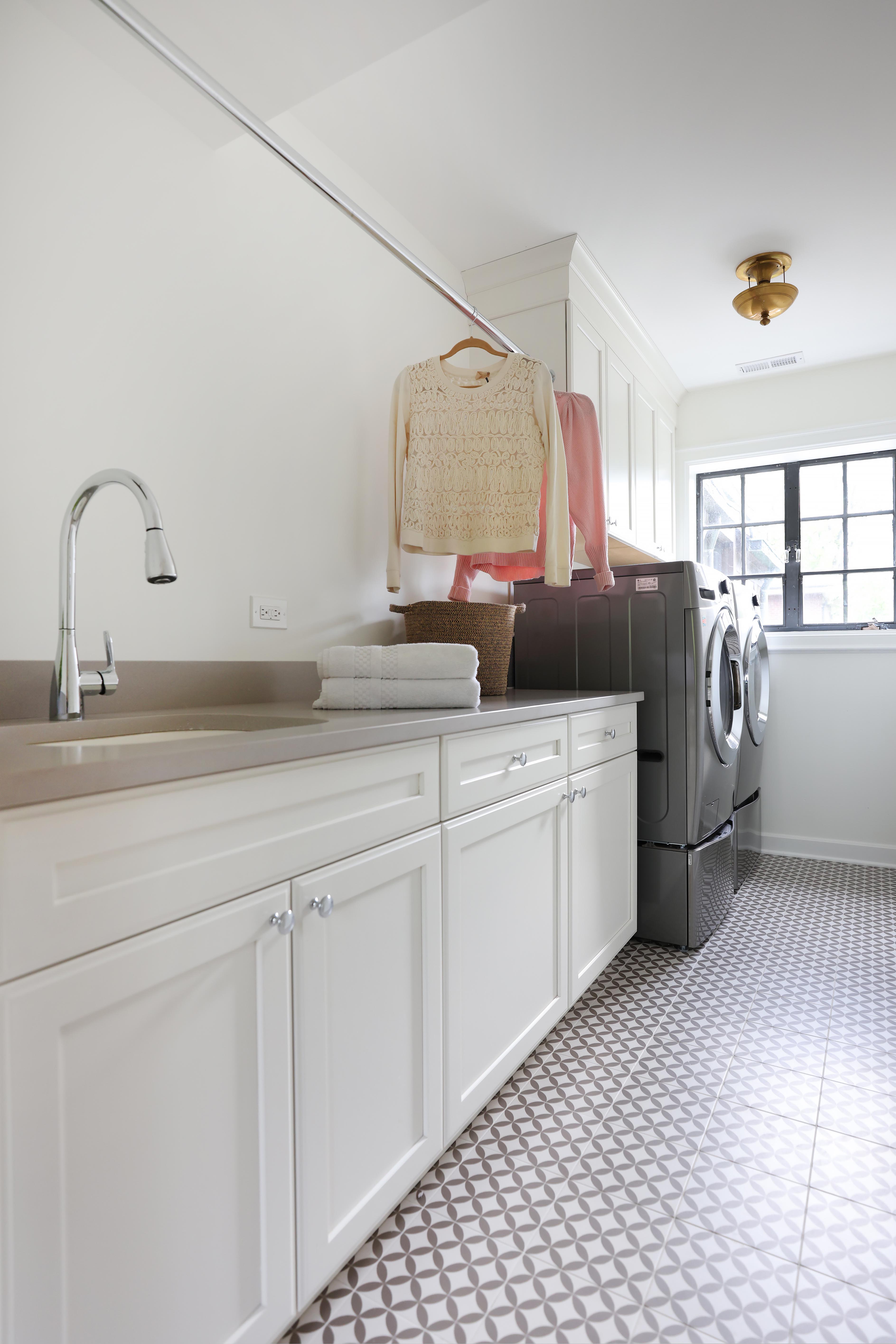 Upstairs laundry room