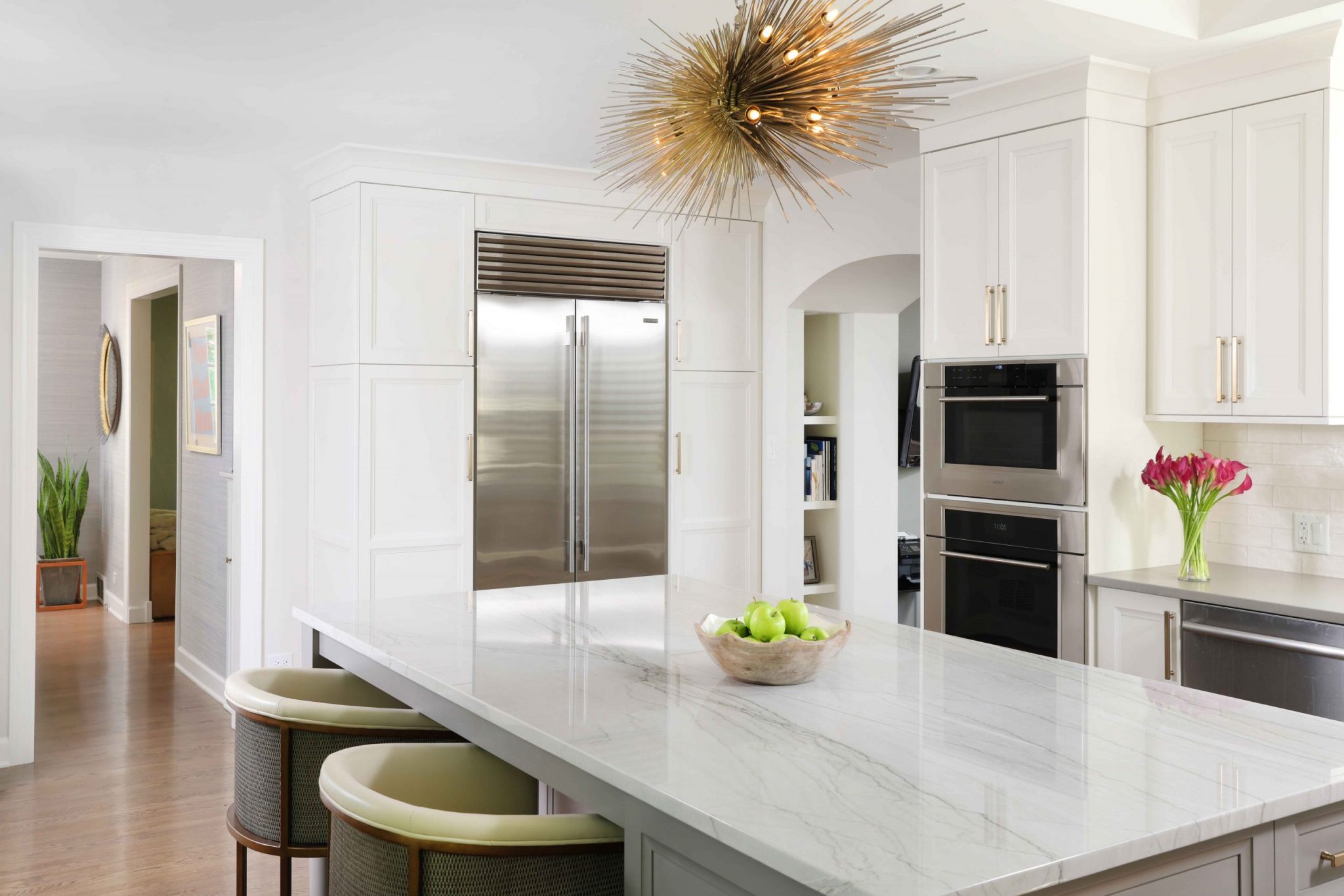 Fresh and Forward Transitional Style Wilmette Kitchen Addition