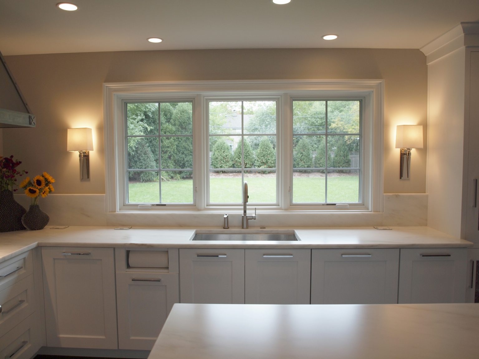 Addition in Hinsdale creates standout white kitchen