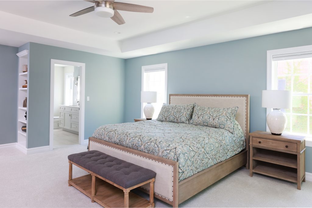 Primary bedroom with ensuite bath