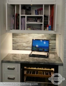 Under Kitchen Desk Shelf