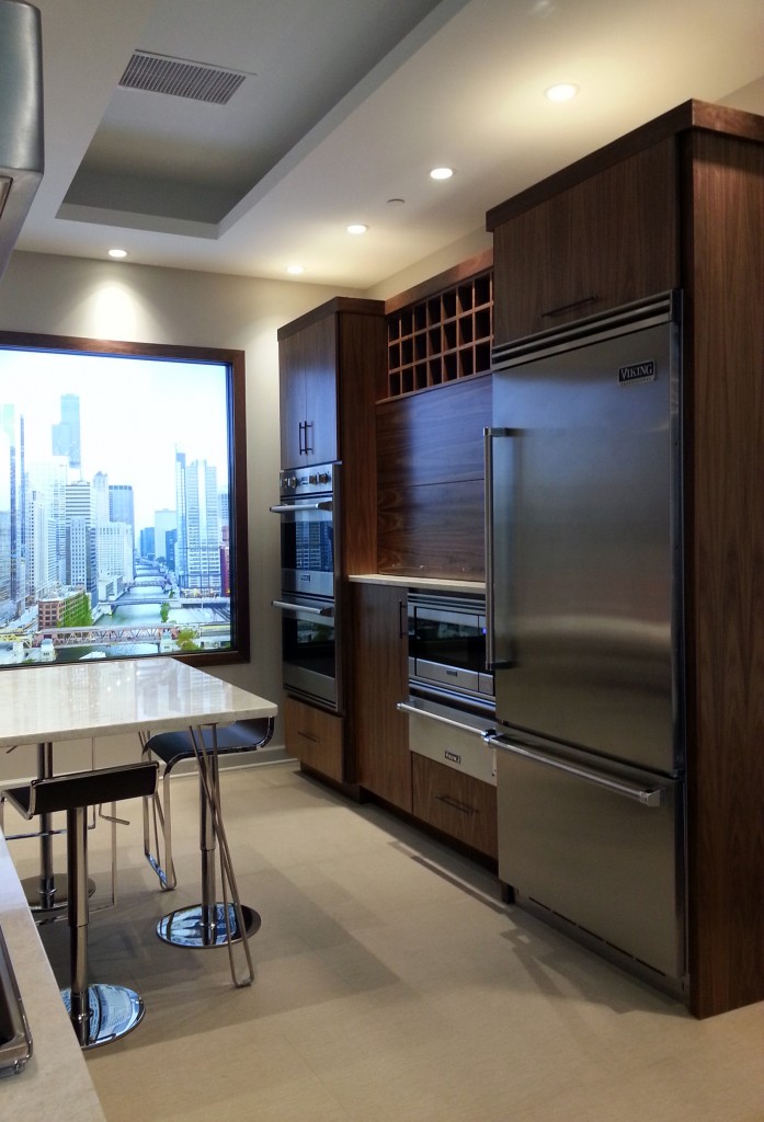 Large kitchen with island