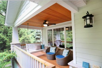 Arts and Crafts inspired front porch