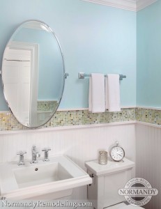 Powder room paint ideas created by Normandy Designer Ann Stockard