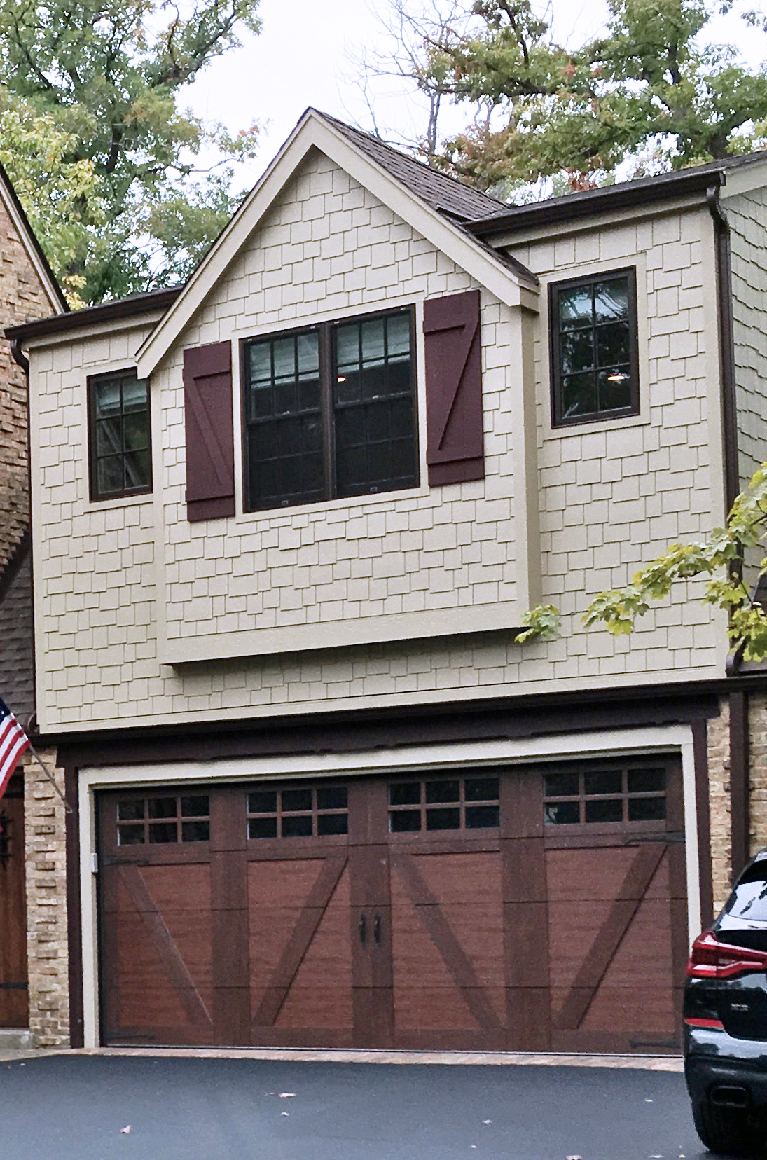 An addition over the garage