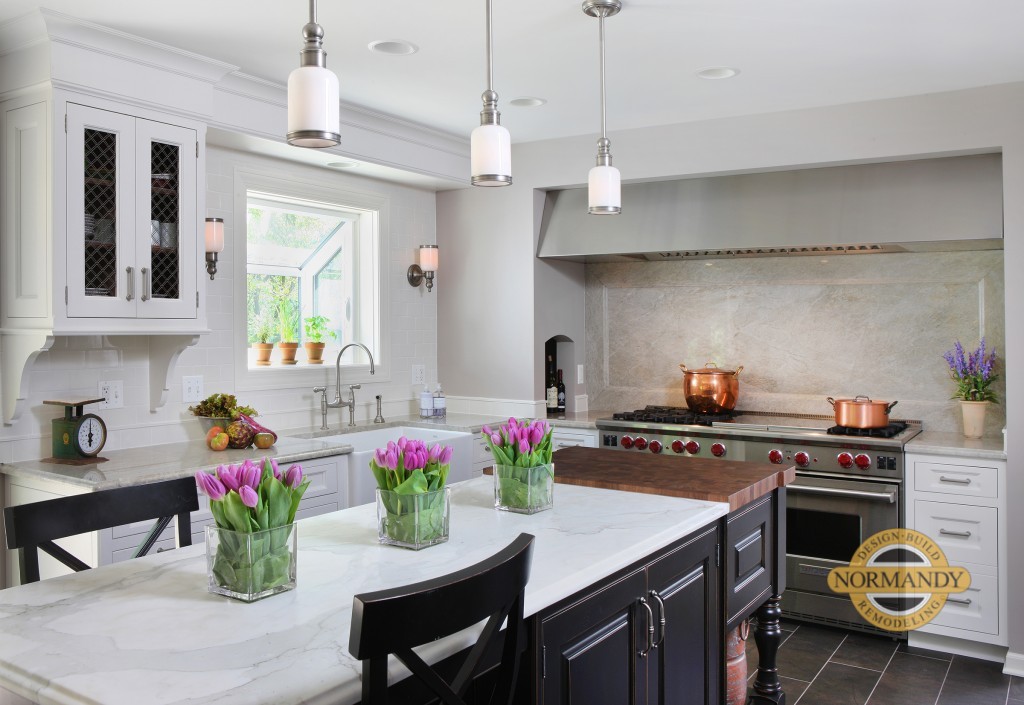 Gourmet kitchen remodel with professional appliances