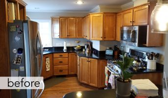 Clarendon hills kitchen before the remodel