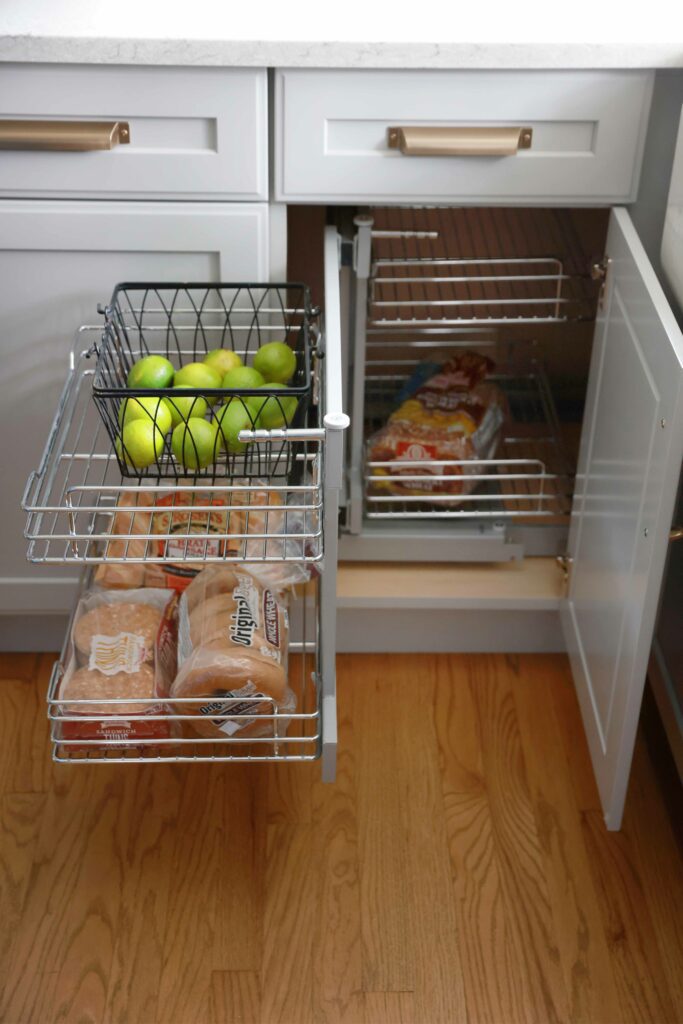 pull out shelves for blind corner cabinets