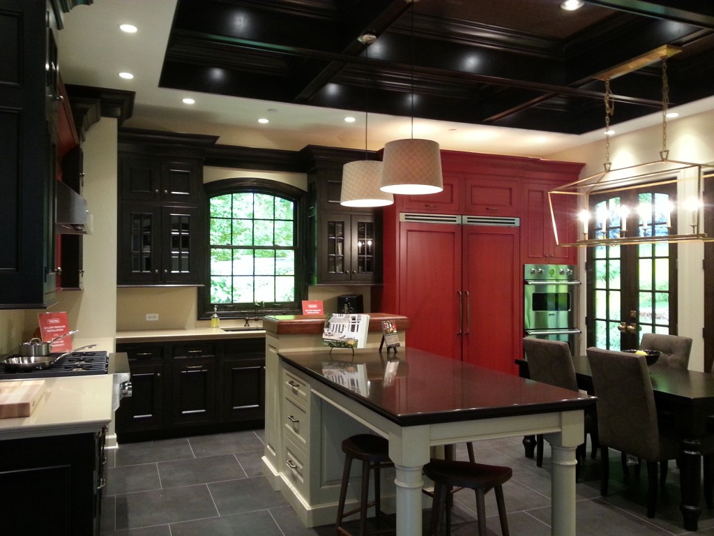 Large kitchen with island