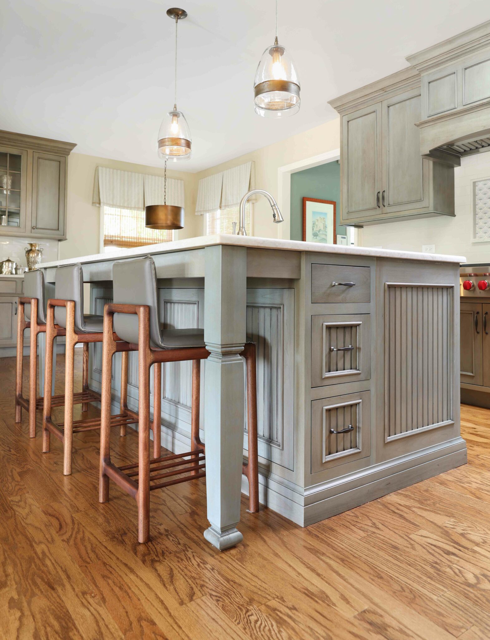 Incorporating Seating into a Kitchen Island
