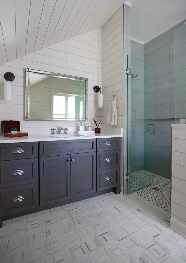 Wall treatments are a top 2023 bathroom remodeling trend