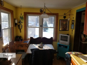 BEFORE kitchen dining area