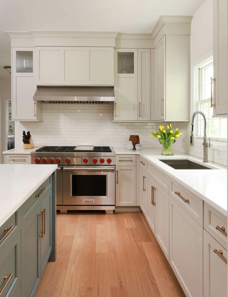 Brighter Kitchen Leads to a Cohesive First Floor Remodel