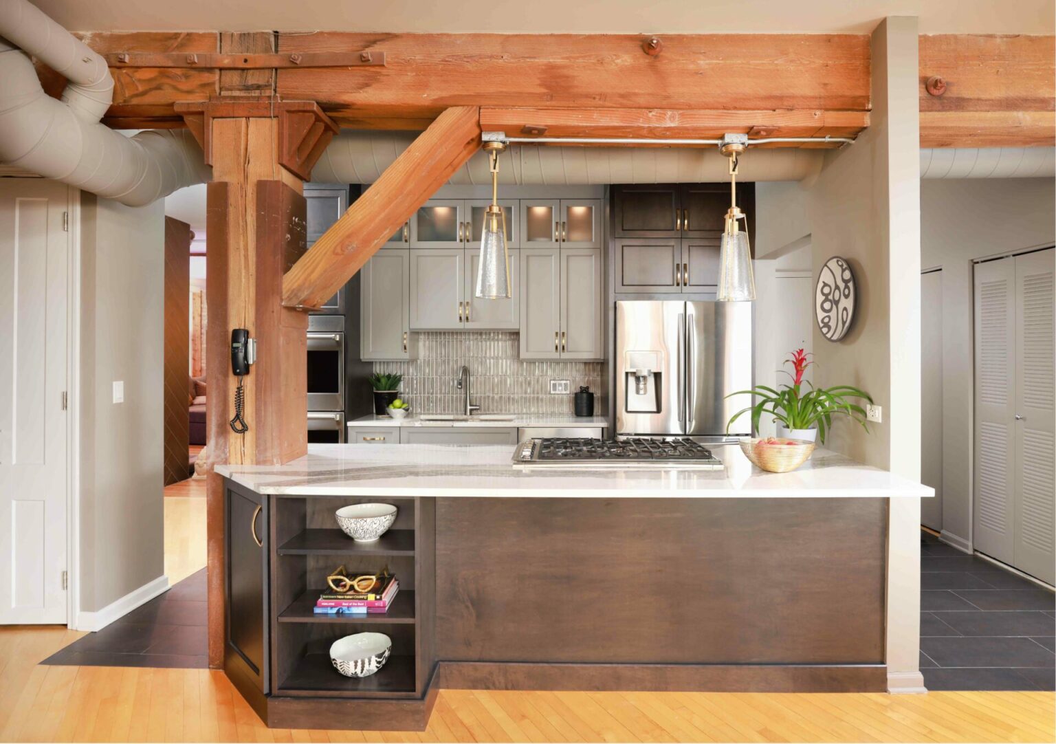 Incorporating Beams, Posts, and Headers into Your Kitchen Design