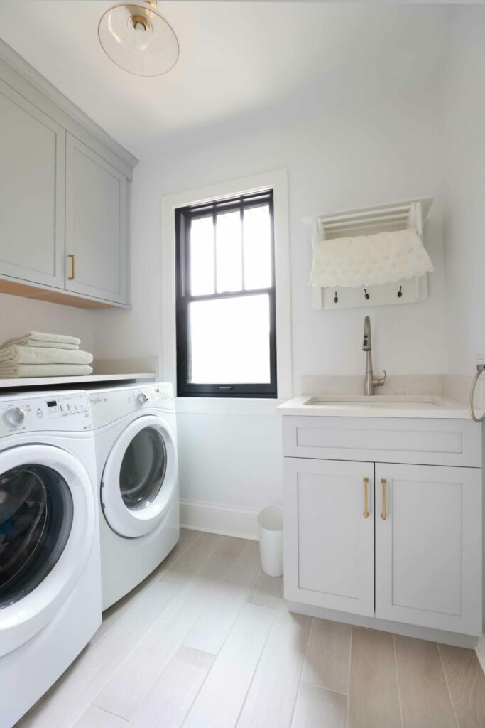 second floor laundry room