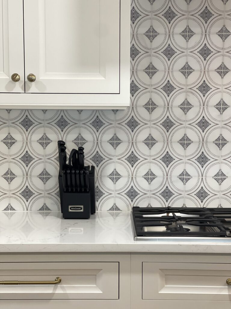 A Pop of Printed Tile