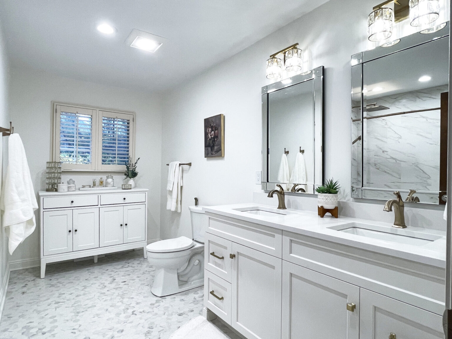 Picture Idea: Hall Bathroom Gets The Primary Bathroom Treatment