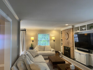 Before photo, family room addition
